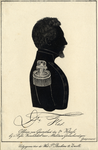 104595 Portret van J.A. Fles, geboren 1819, leraar in de geneeskunde aan de Rijkskweekschool voor militaire ...